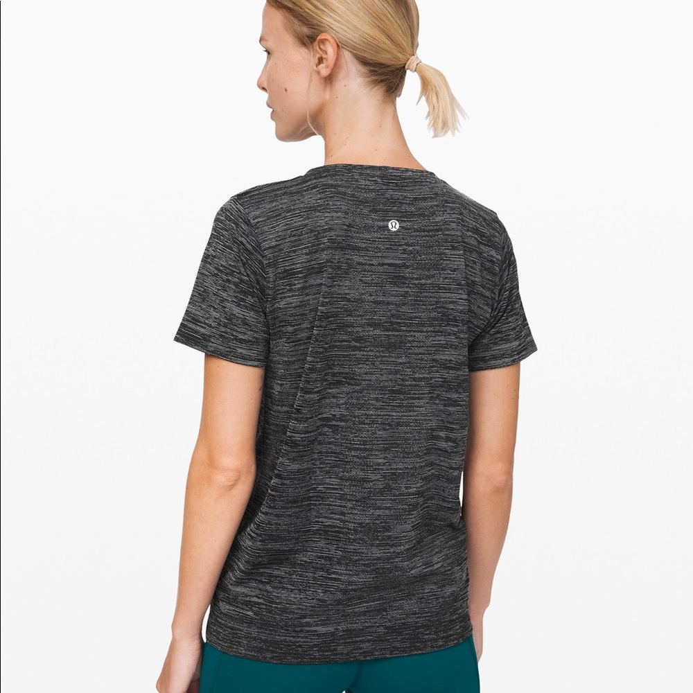 Lululemon Olive/Gray Swiftly Tech Top